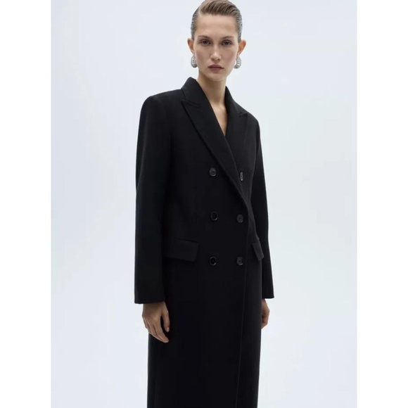 Mango MaryKate Double-Breasted Wool Coat NWT - Picture 15 of 15